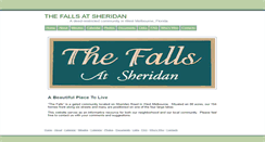 Desktop Screenshot of fallsatsheridan.com